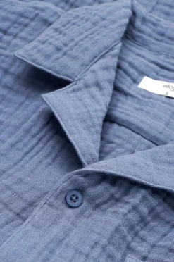 Ellos Home Pyjamasskjorte Candela 4-layer Blå Outlet