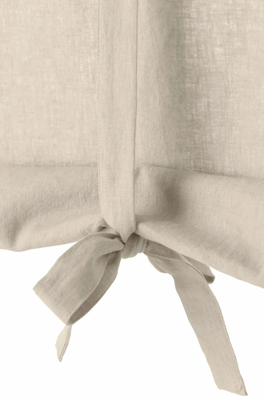 Ellos Gardinkapper>Home Roll up-gardin Elly i genanvendt halvlinned Linen beige