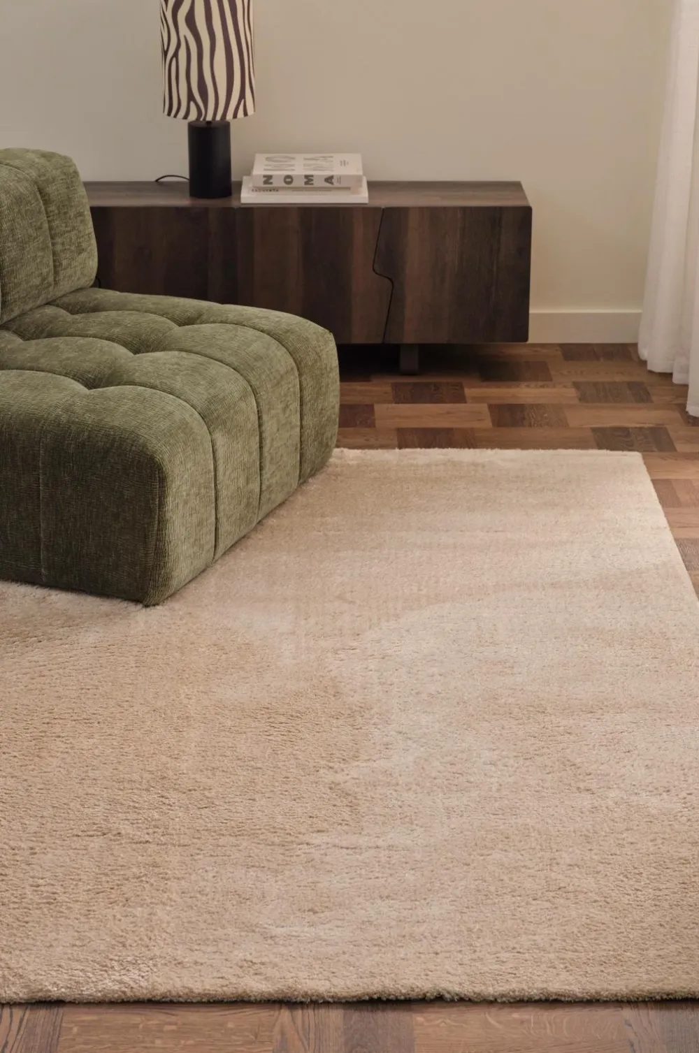 Ellos Luv- & Ryatæpper>Home Ryatæppe Desio Shaggycarpet Beige