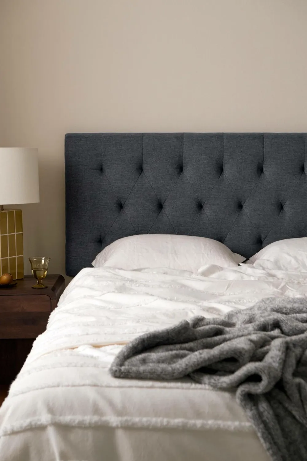 Ellos Home Sengegavl Elsa Mørkegrå Discount