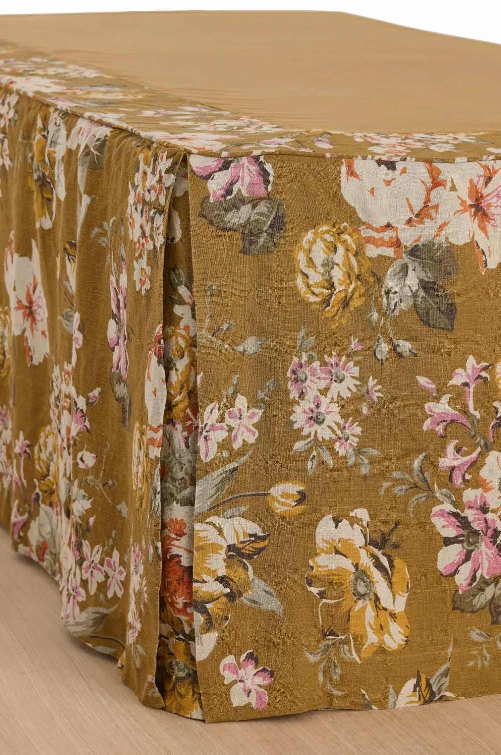 Ellos Sengekapper>Home Sengekappe Candice Rose i vasket linned 60 cm Olivengrøn