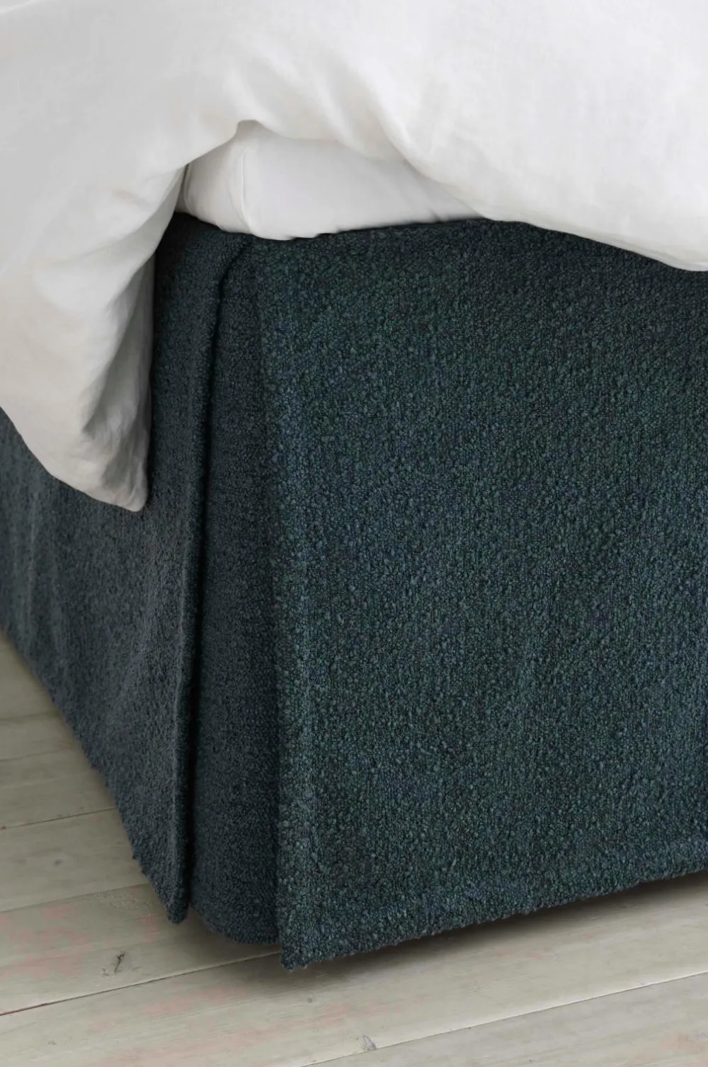Ellos Sengekapper>Home Sengekappe Altro i bouclé, højde 52 cm Tordenblå