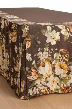 Ellos Sengekapper>Home Sengekappe Candice Rose i vasket linned 52 cm Brun ny