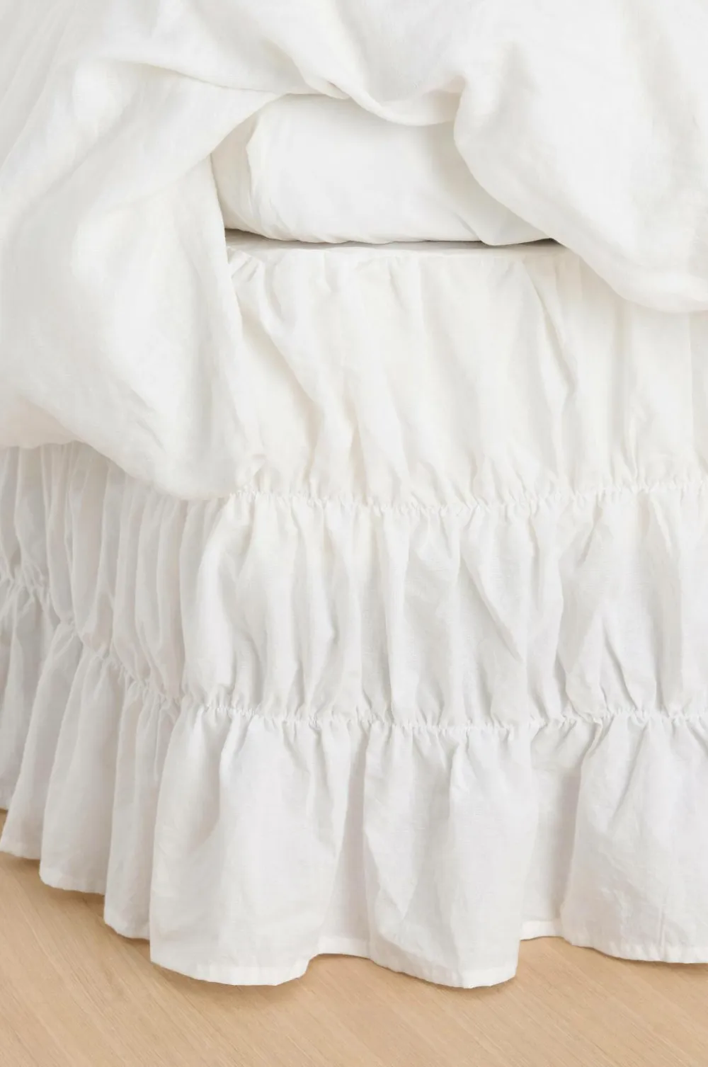 Ellos Home Sengekappe Juliette Elastic i økologisk bomuld 52 cm Hvid Sale