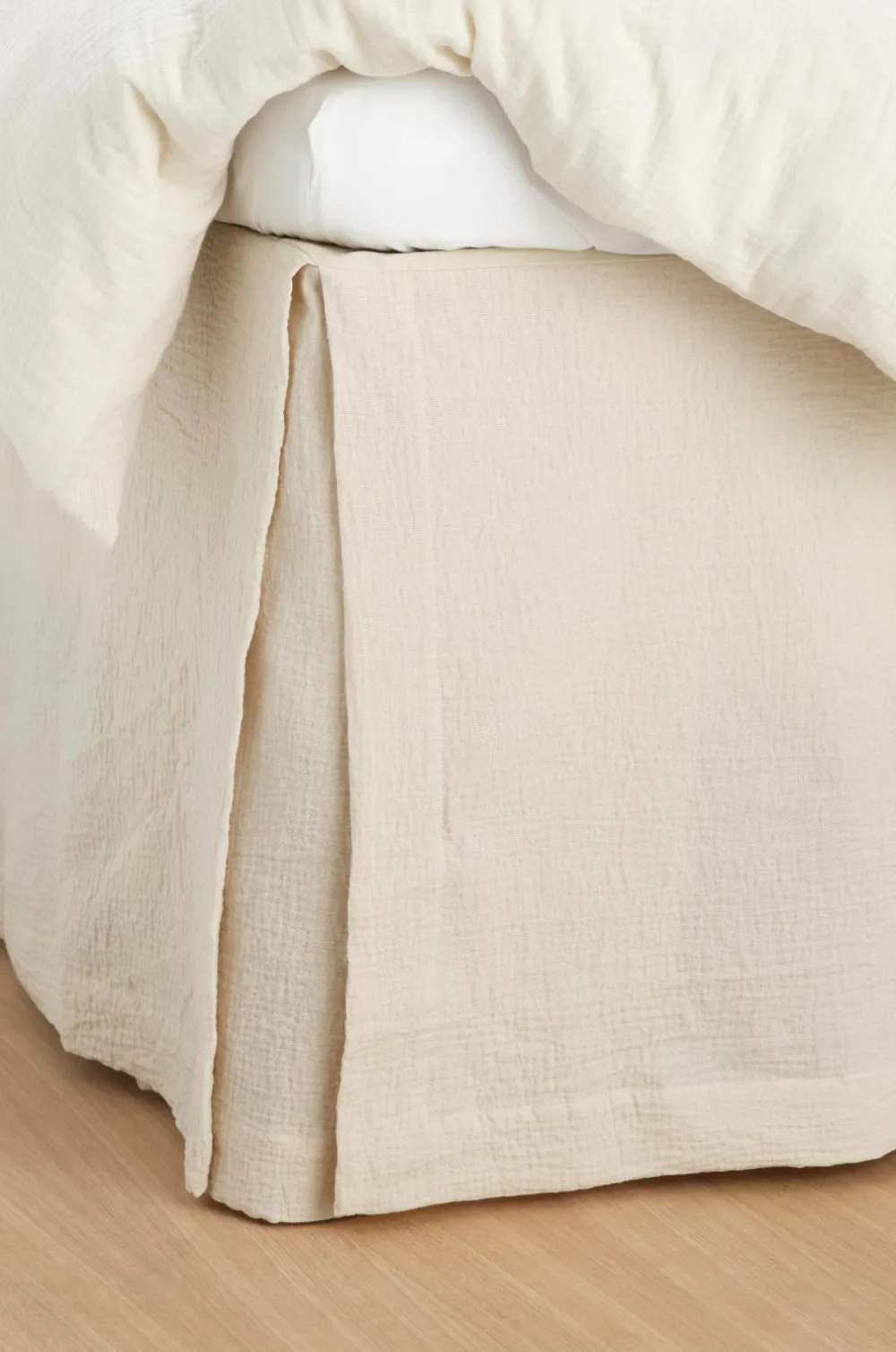 Ellos Home Sengekappe Candela i musselin 52 cm Lysbeige Online