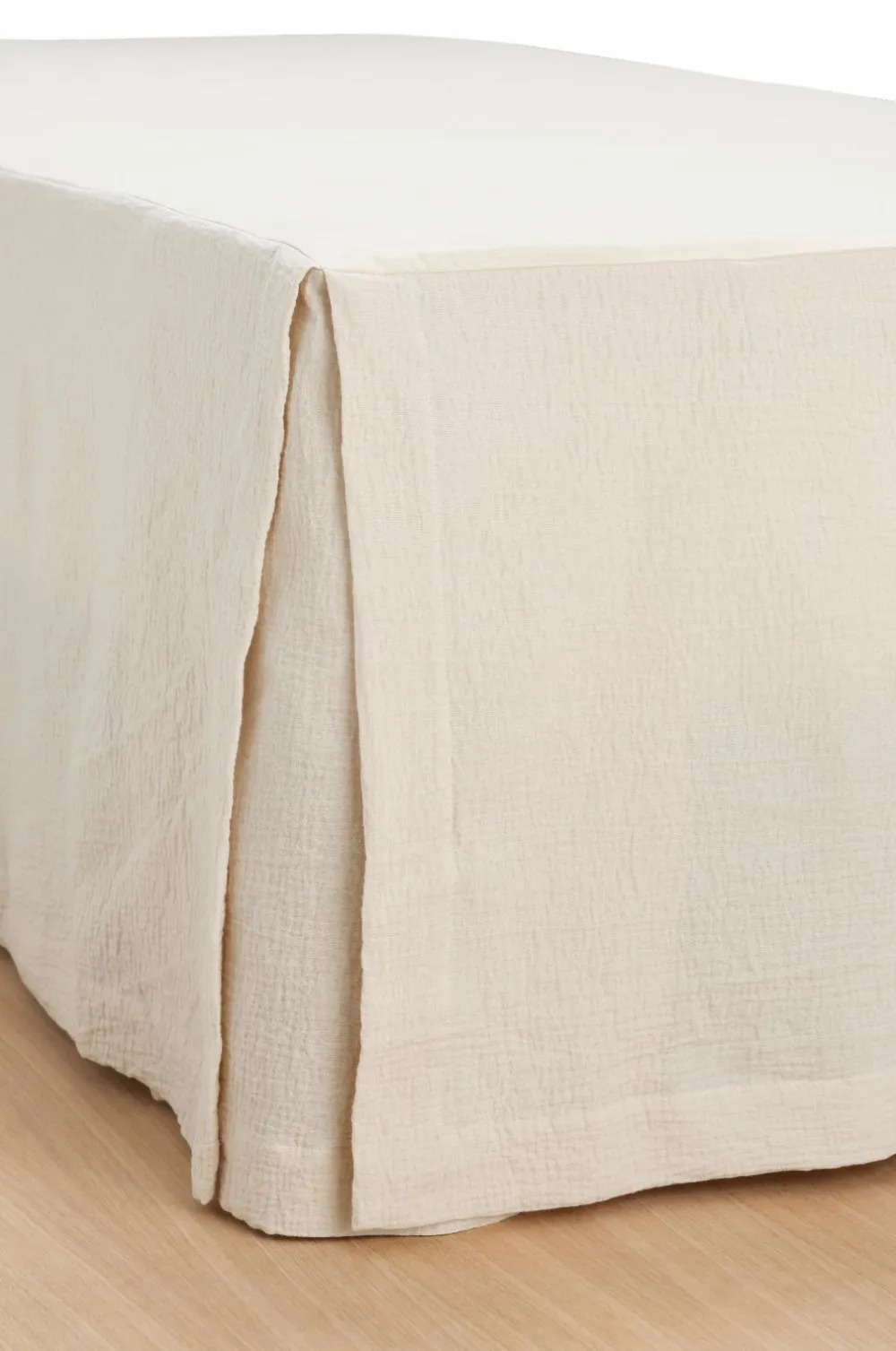 Ellos Home Sengekappe Candela i musselin 52 cm Lysbeige Online