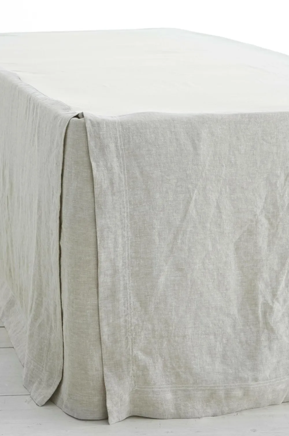 Ellos Home Sengekappe Elmira i vasket hør 60 cm A121b 100% linen beige Outlet