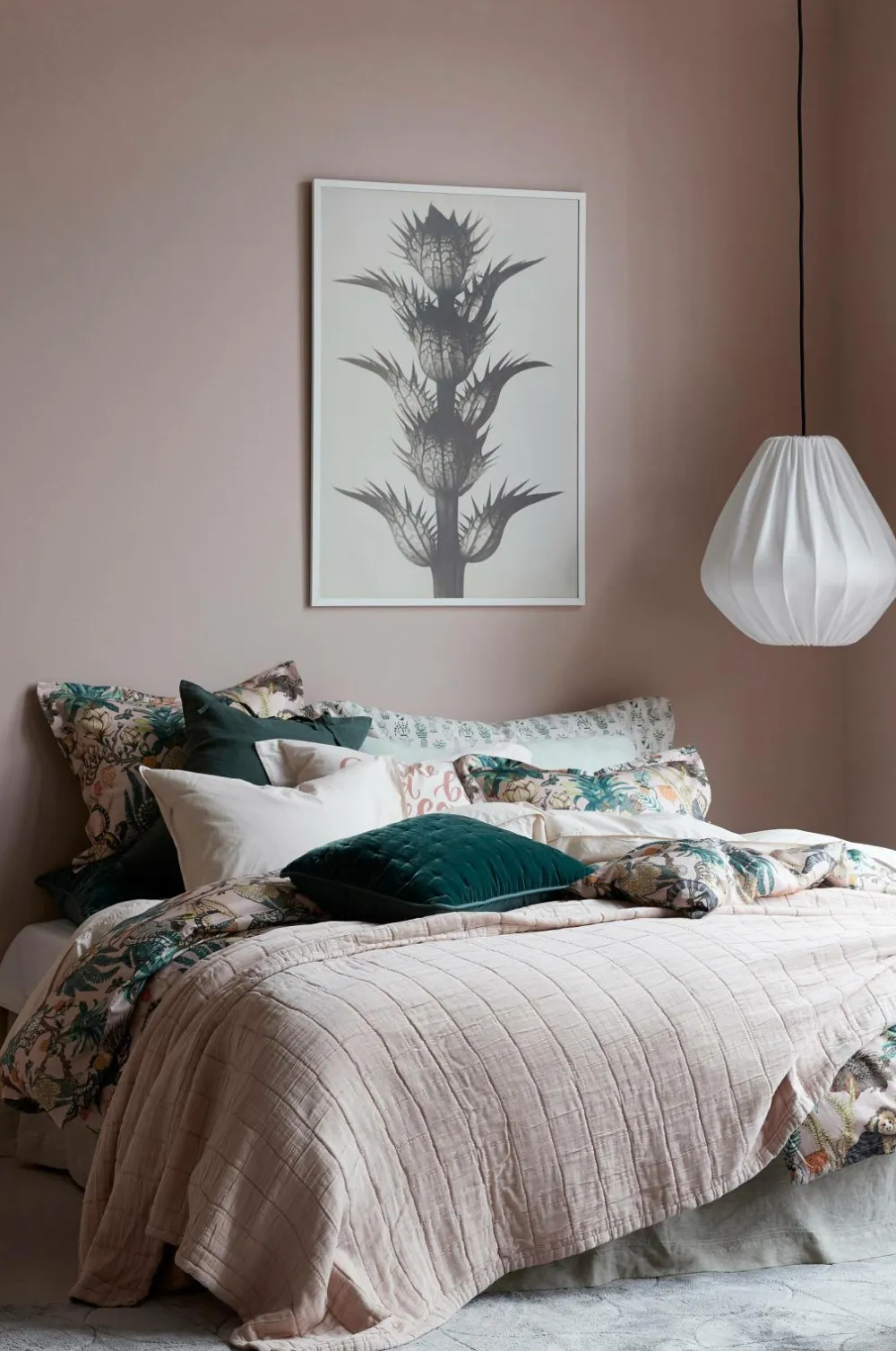 Ellos Sengekapper>Home Sengekappe Elmira 45 cm A121b 100% linen beige