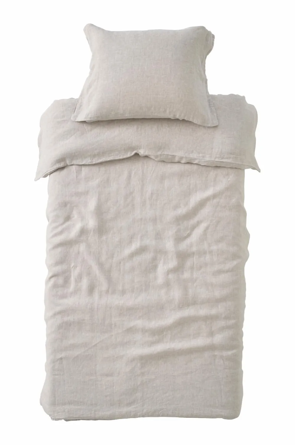 Ellos Dynebetræk|Sengesæt>Home Sengesæt Elmira i vasket hør 2 eller 3 dele A121b 100% linen beige