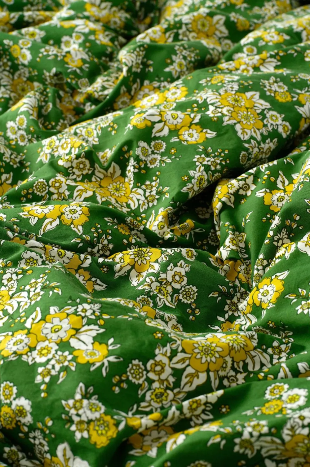 Ellos Home Sengesæt Milly Flower i bomuld 2 dele Grøn Online