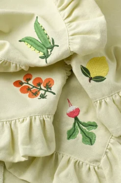 Ellos Home Servietter Lovisa Embrodery 4-pak Lys avocadogrøn Discount