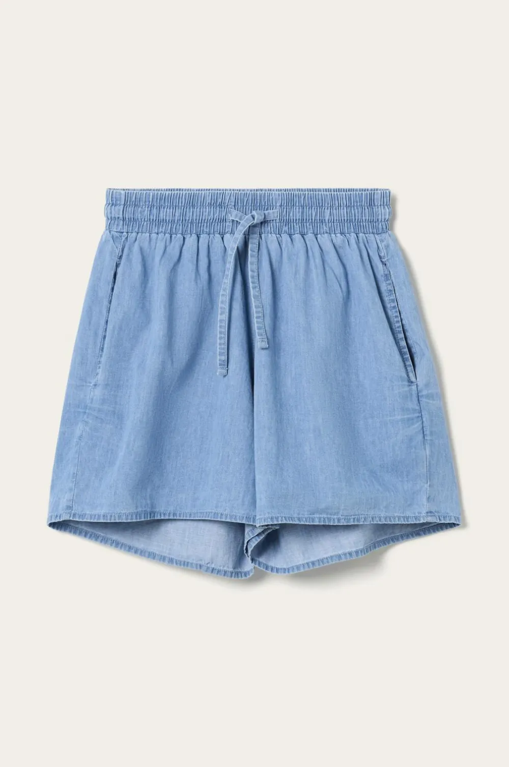 Ellos Homewear>Home Shorts Denim Lyseblå