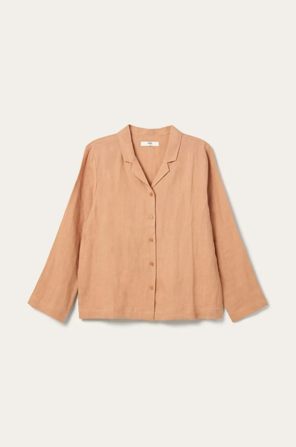Ellos Homewear>Home Skjorte Candice Shirt Long Sleeve Brunrosa