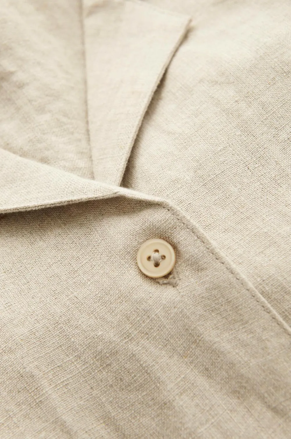 Ellos Home Skjorte Candice Shirt Long Sleeve A121b 100% linen beige Outlet