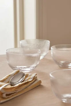 Ellos Home Skål Vanity 4-pak Ø 12 cm Transparent Sale