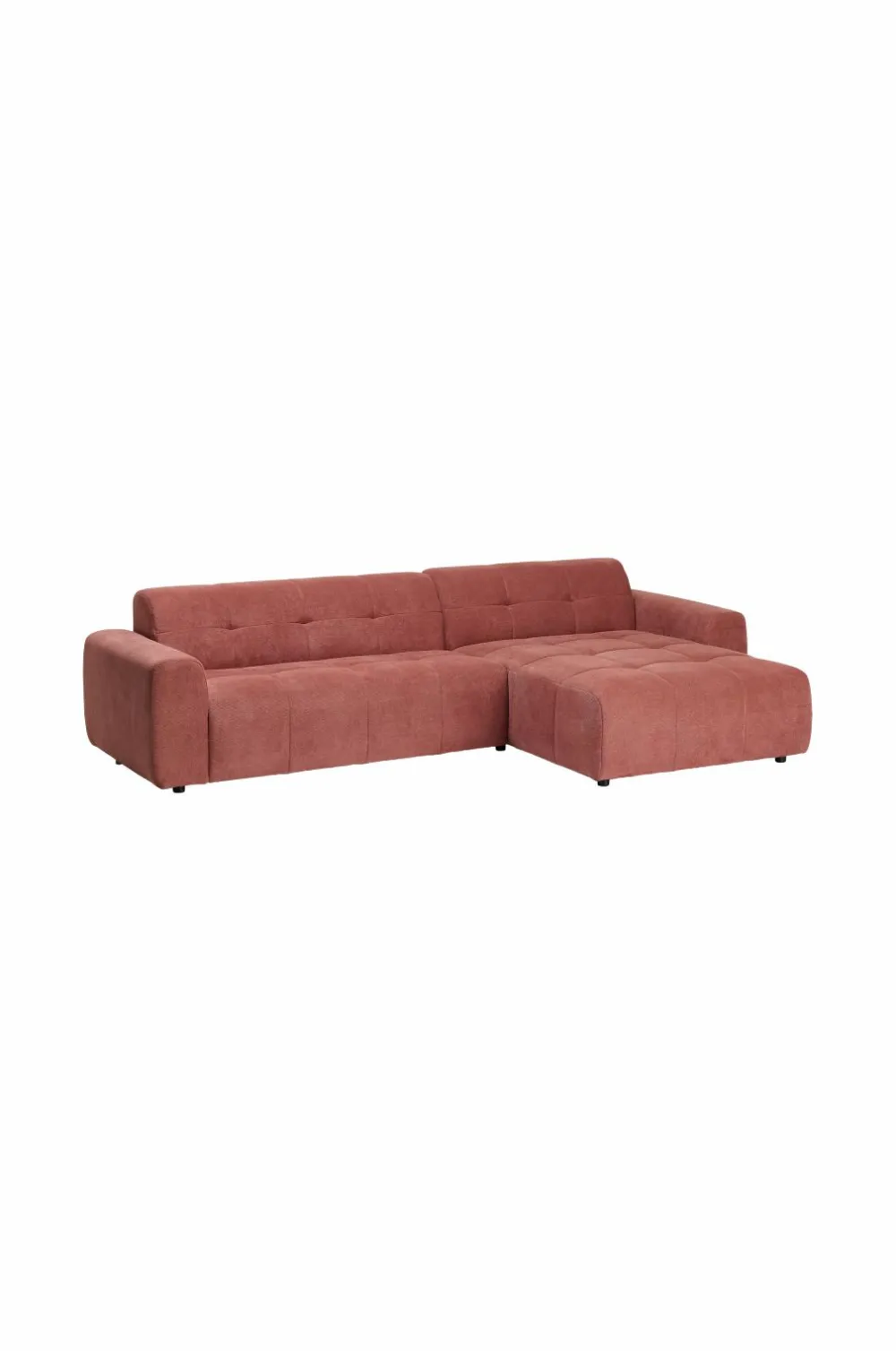 Ellos Home Sofa Alvaleja 2,5-sæders med Chaiselong Terracitta