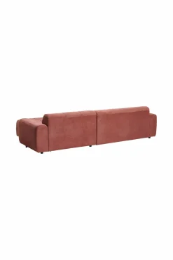 Ellos Home Sofa Alvaleja 2,5-sæders med Chaiselong Terracitta