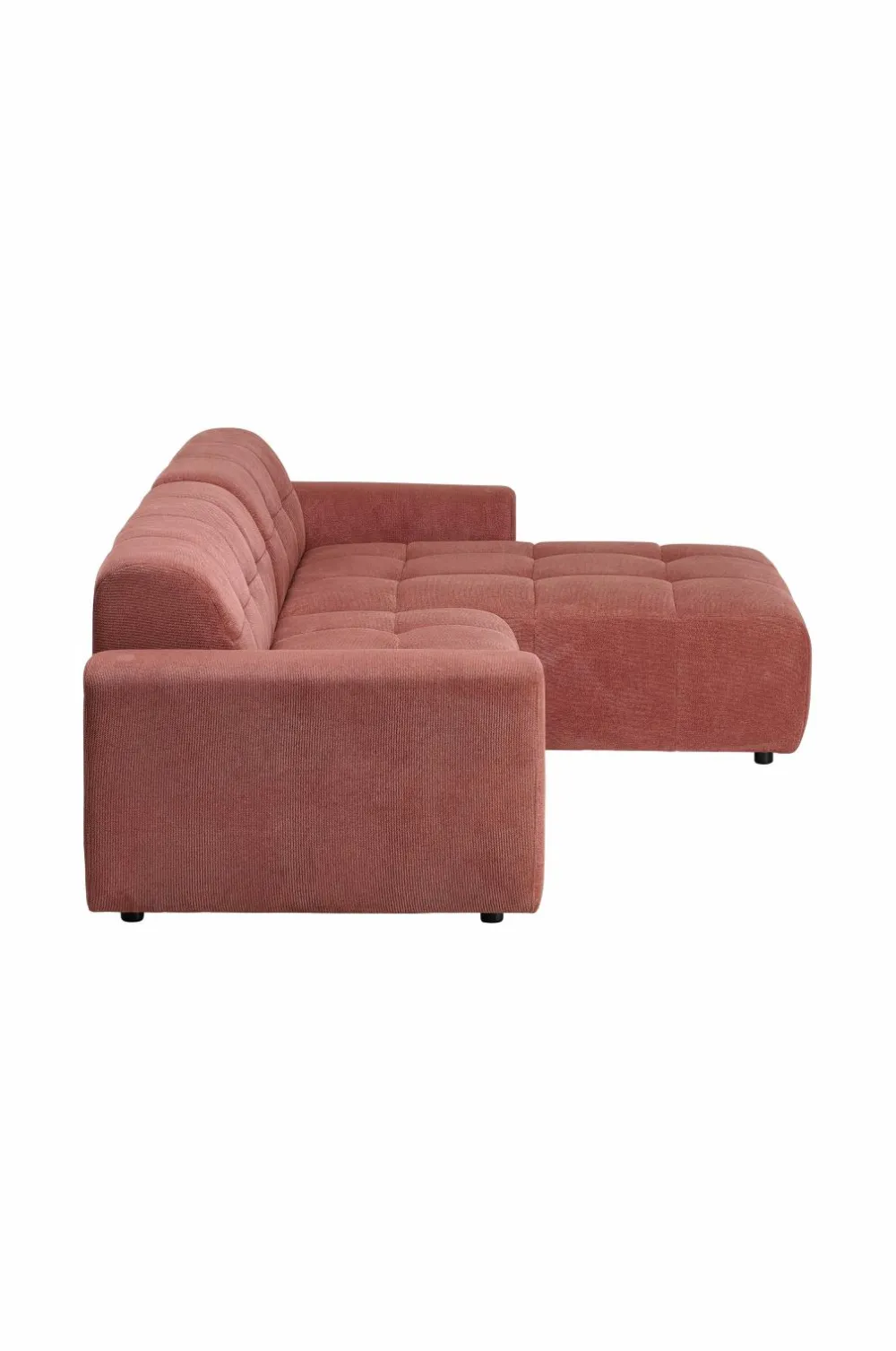 Ellos Home Sofa Alvaleja 2,5-sæders med Chaiselong Terracitta