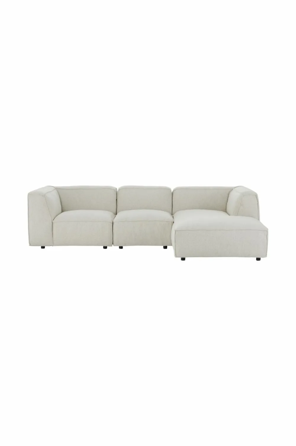 Ellos Sofaer & Lænestole>Home Sofa Bina 3-pers. med højrevendt chaiselong Lys beige