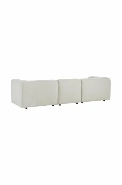 Ellos Home Sofa Bina 3-pers. med venstrevendt chaiselong Lys beige Online