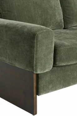Ellos Home Sofa Gunvild 3-sæders Mørkegrøn Clearance