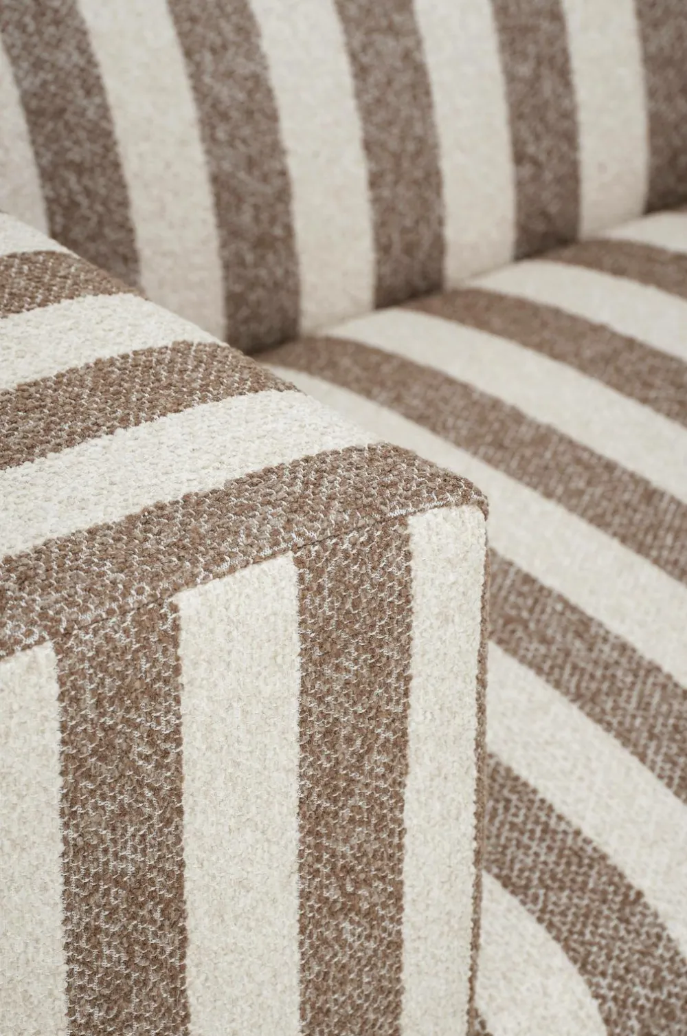 Ellos Home Sofa Lisa 3-sæders Brun / cremehvid New