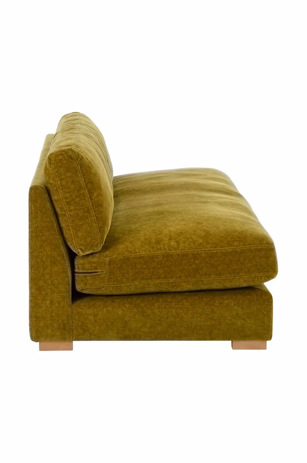 Ellos Sofaer & Lænestole>Home Sofa Midi 3-pers. Sennepsgul velour