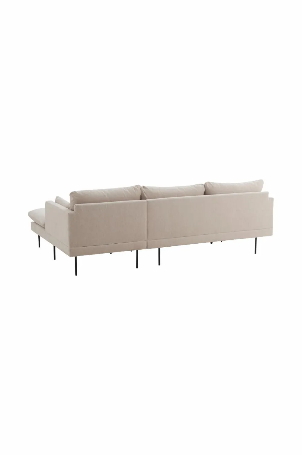 Ellos Home Sofa Sindra 3-pers. med chaiselong Sandbeige Clearance