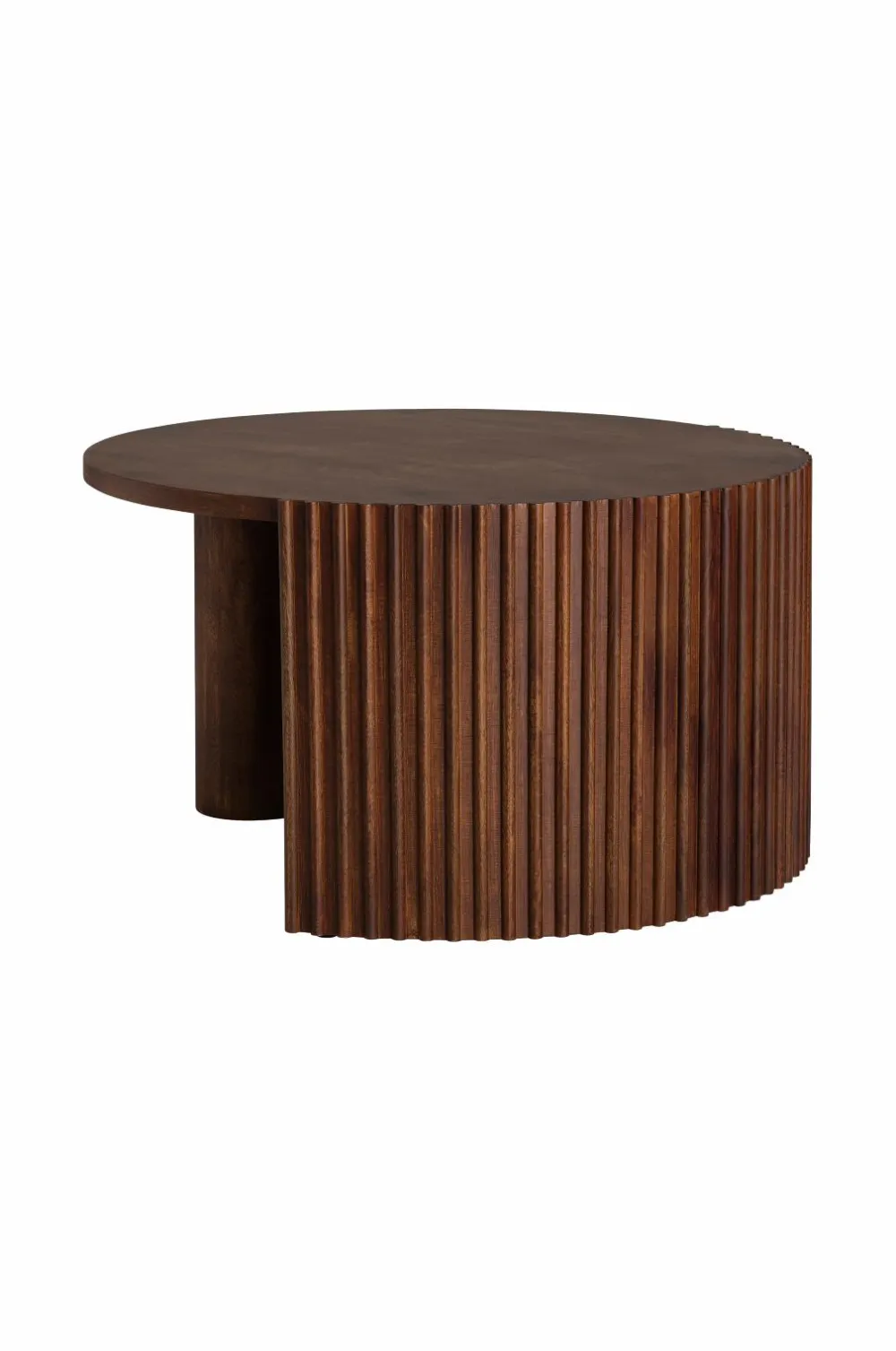 Ellos Borde>Home Sofabord Bisselina diameter 80 cm Brunvokset