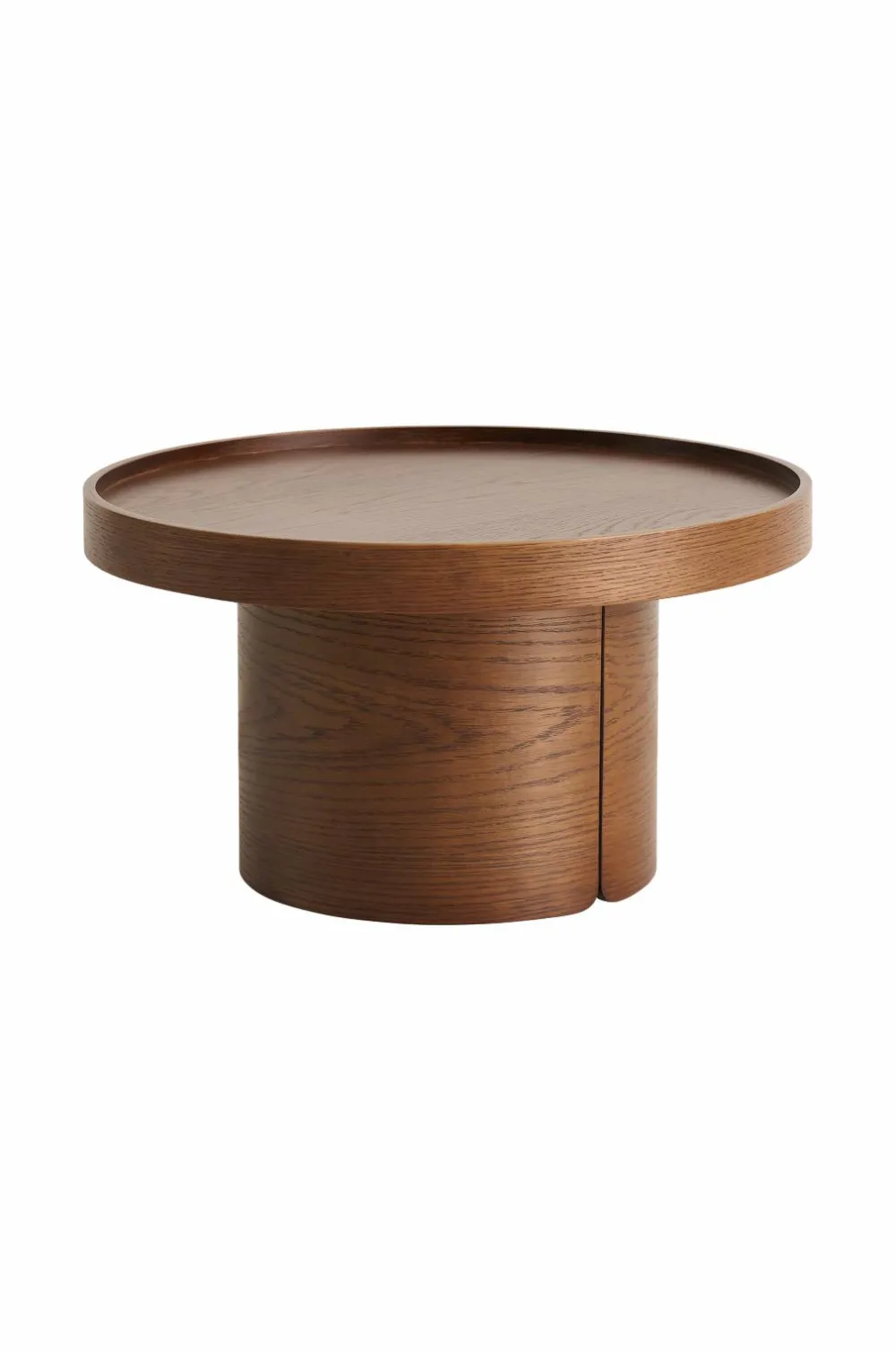 Ellos Home Sofabord Moon Ø 59 cm Brun valnød Online