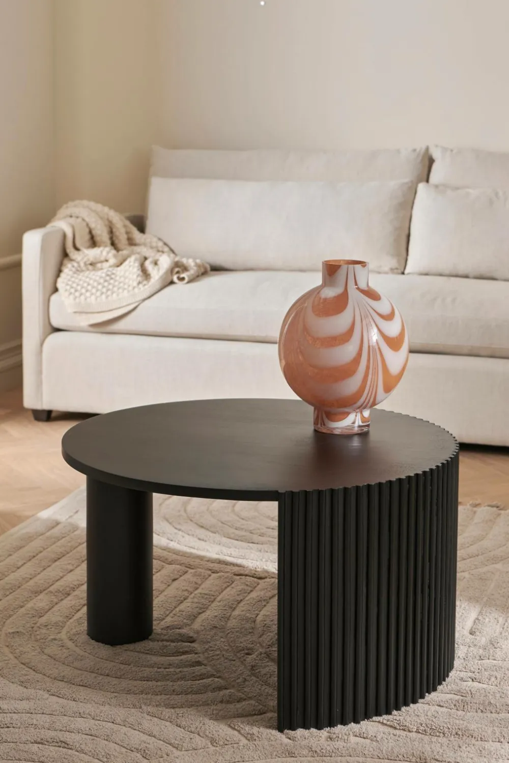 Ellos Borde>Home Sofabord Bisselina diameter 80 cm Sort
