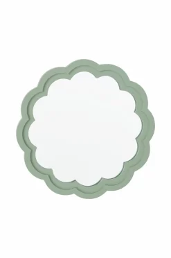 Ellos Home Spejl Flower Grøn Discount