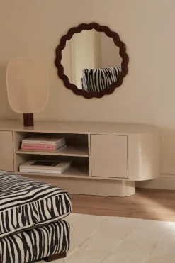Ellos Home Spejl Mirror Lisa Mørkebrun Discount