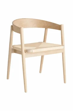 Ellos Home Spisebordsstol / armstol Wilmer Natur Clearance