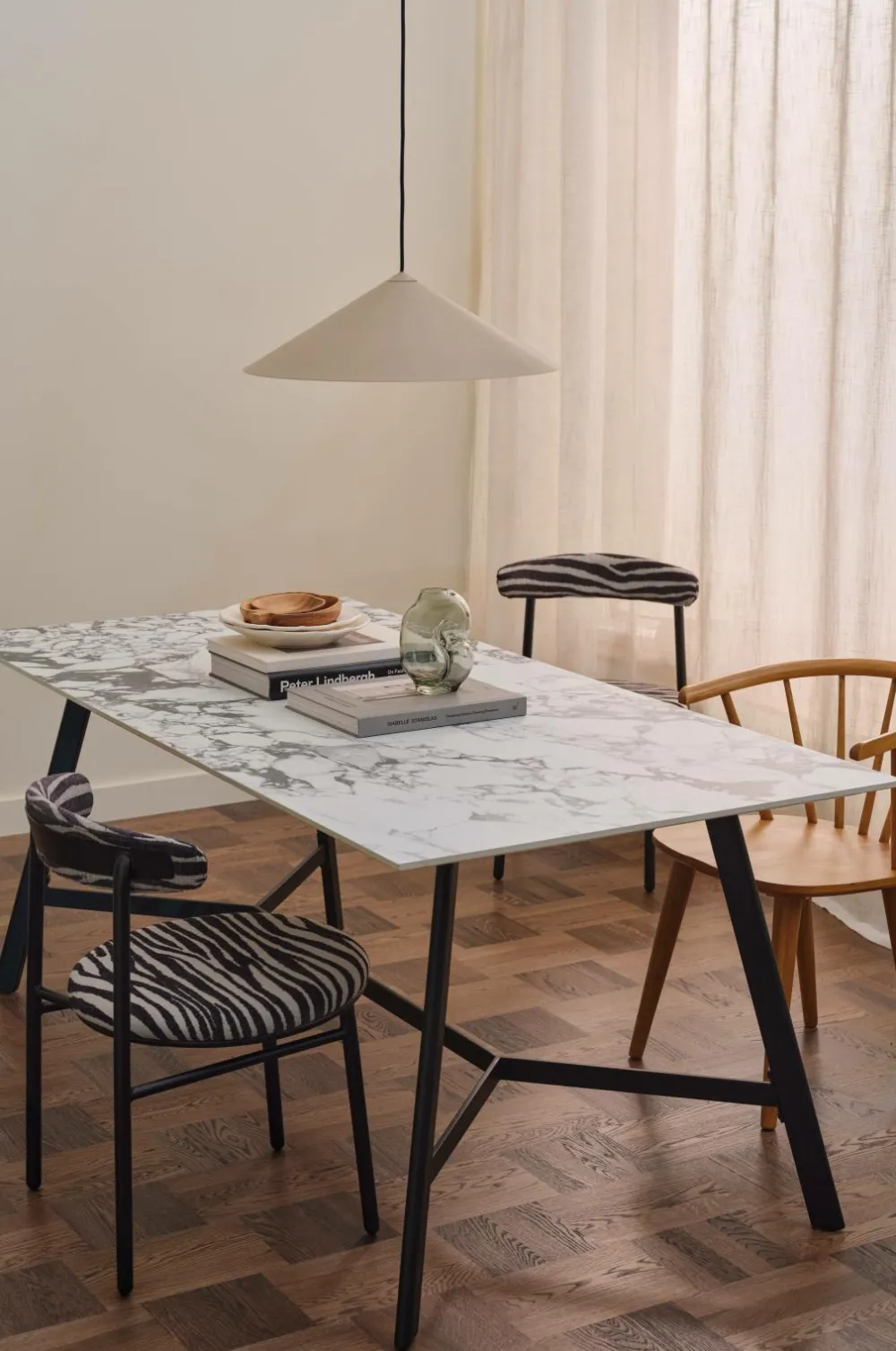 Ellos Borde>Home Spisebord Itariss 180x90 cm Sort / marmor