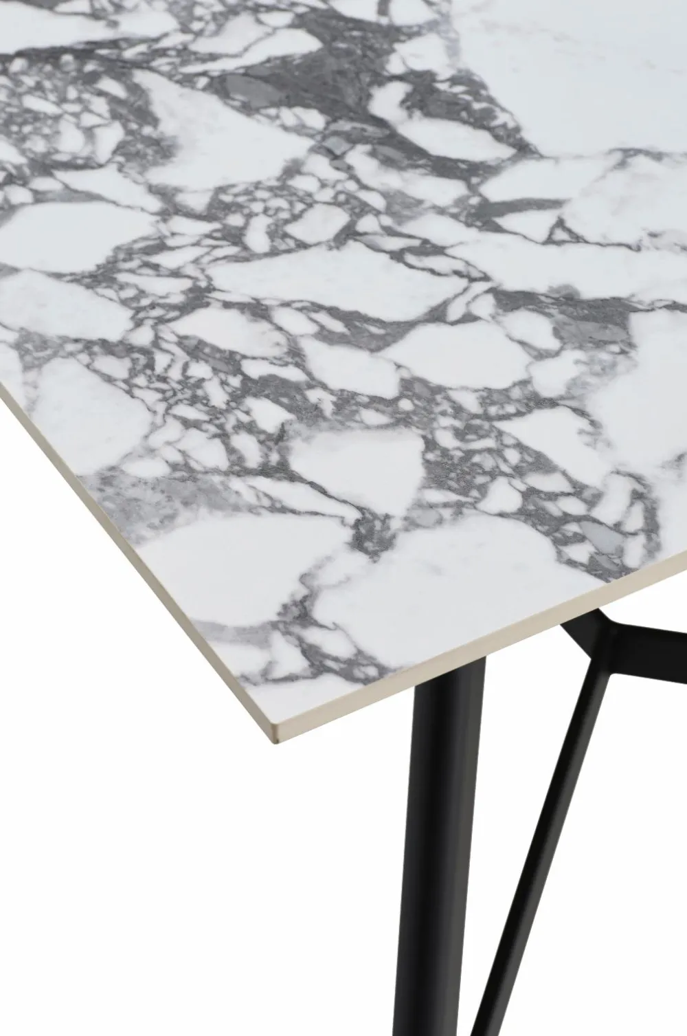 Ellos Borde>Home Spisebord Itariss 180x90 cm Sort / marmor