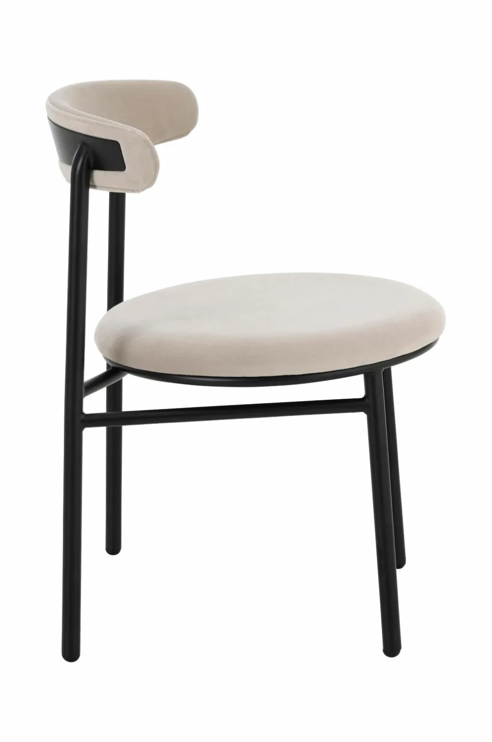 Ellos Home Stol Doggi 2-pak Beige velour Hot