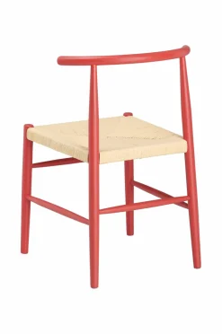 Ellos Home Stol Ellinita 2-pak Teglrød / natur Outlet
