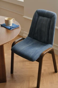 Ellos Home Stol Jenna 2-pak Denim blå Online