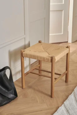 Ellos Stole & Skamler>Home Taburet Ellan 40x40 cm Natur