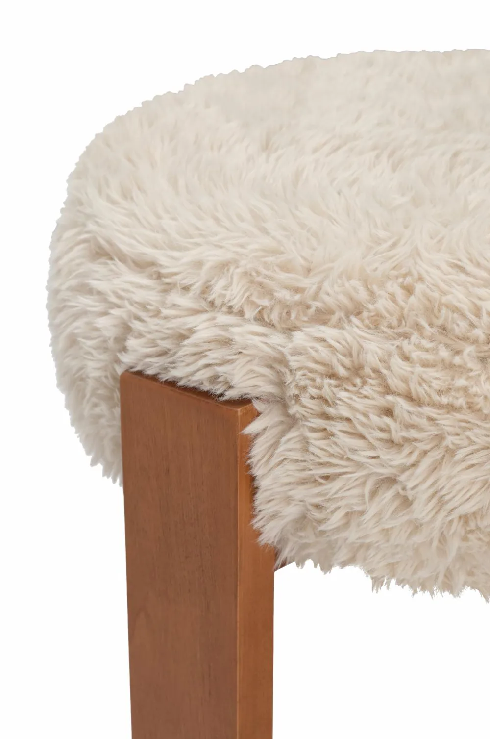 Ellos Puffer & Fodskamler>Home Taburet Mammut Beige