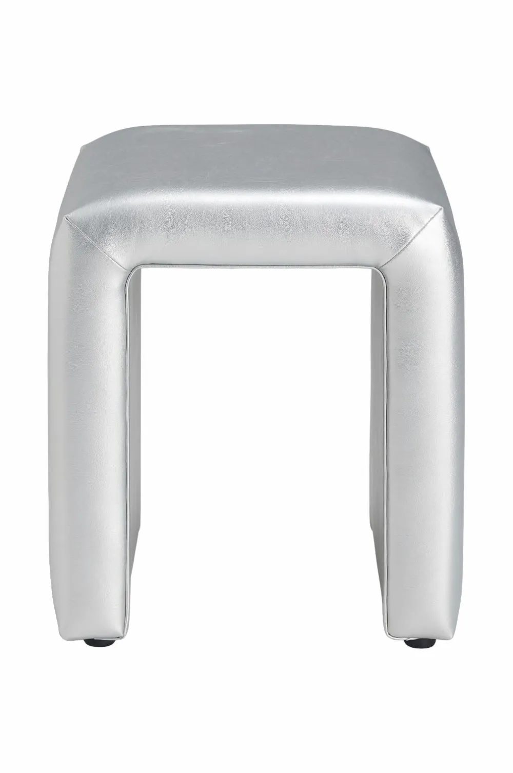 Ellos Home Taburet Stool Silvano Sølvfarvet