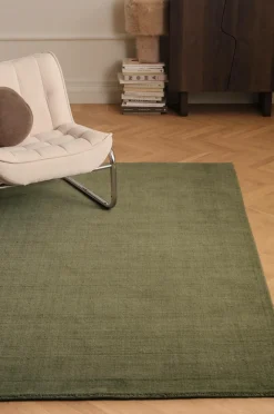 Ellos Home Uldgulvtæppe Aviles Woolcarpet Grøn Discount