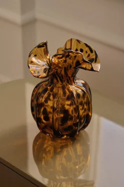 Ellos Home Vase Leo højde 24 cm Gul New