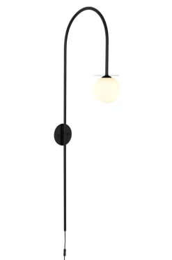 Ellos Home Væglampe Milo Black mdf/metal Hot