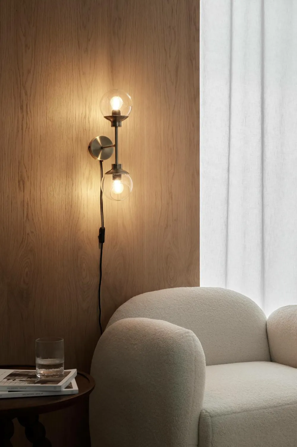 Ellos Home Væglampe Sinna Antique brass New
