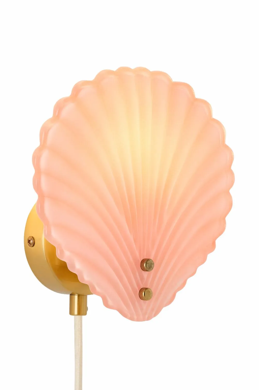 Ellos Væglamper>Home Væglampe Shella Rosa/messing