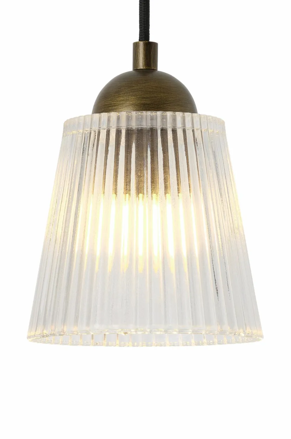 Ellos Pendler>Home Vindueslampe Colin Klart glas/antikbrun