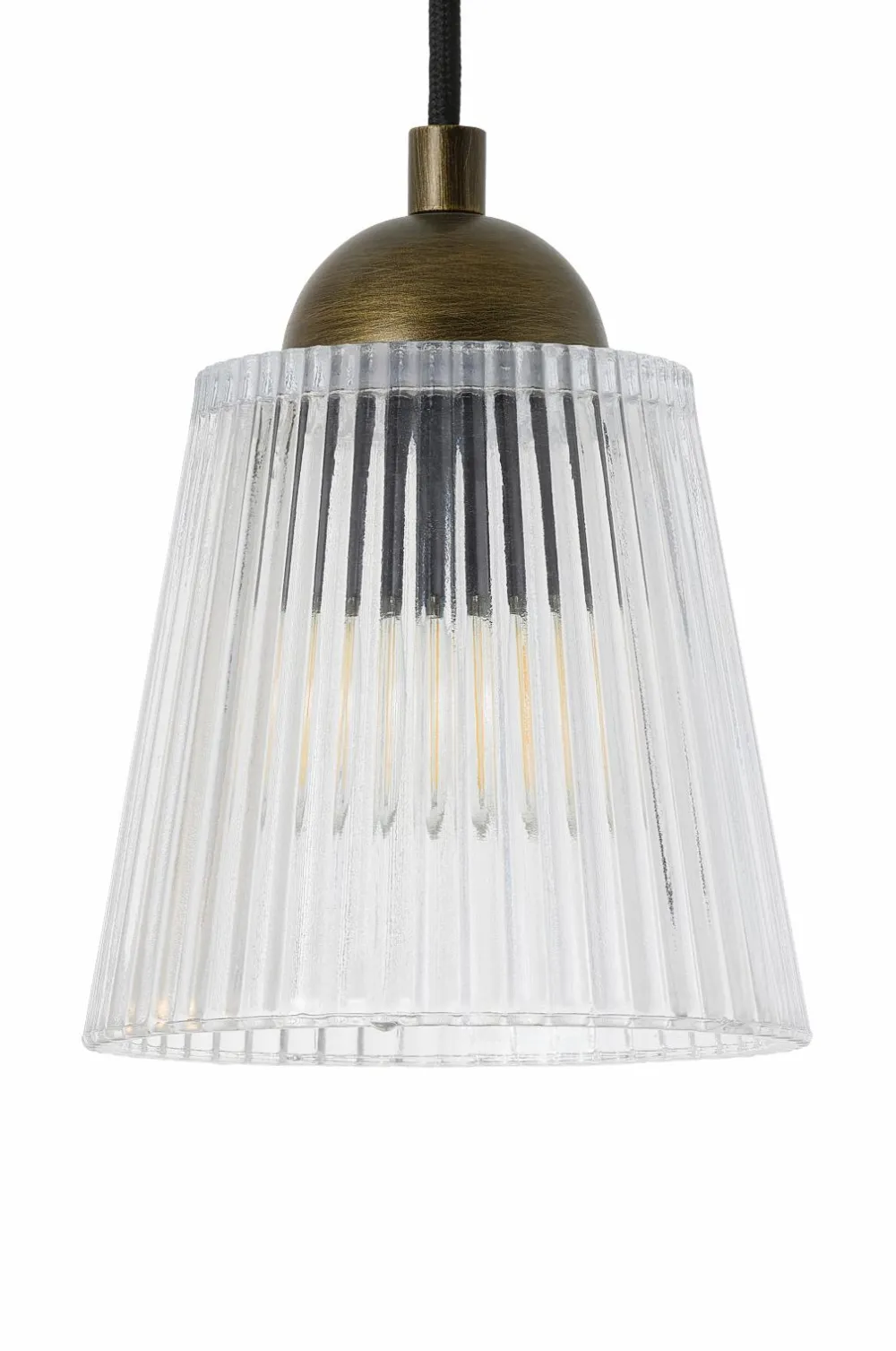 Ellos Pendler>Home Vindueslampe Colin Klart glas/antikbrun