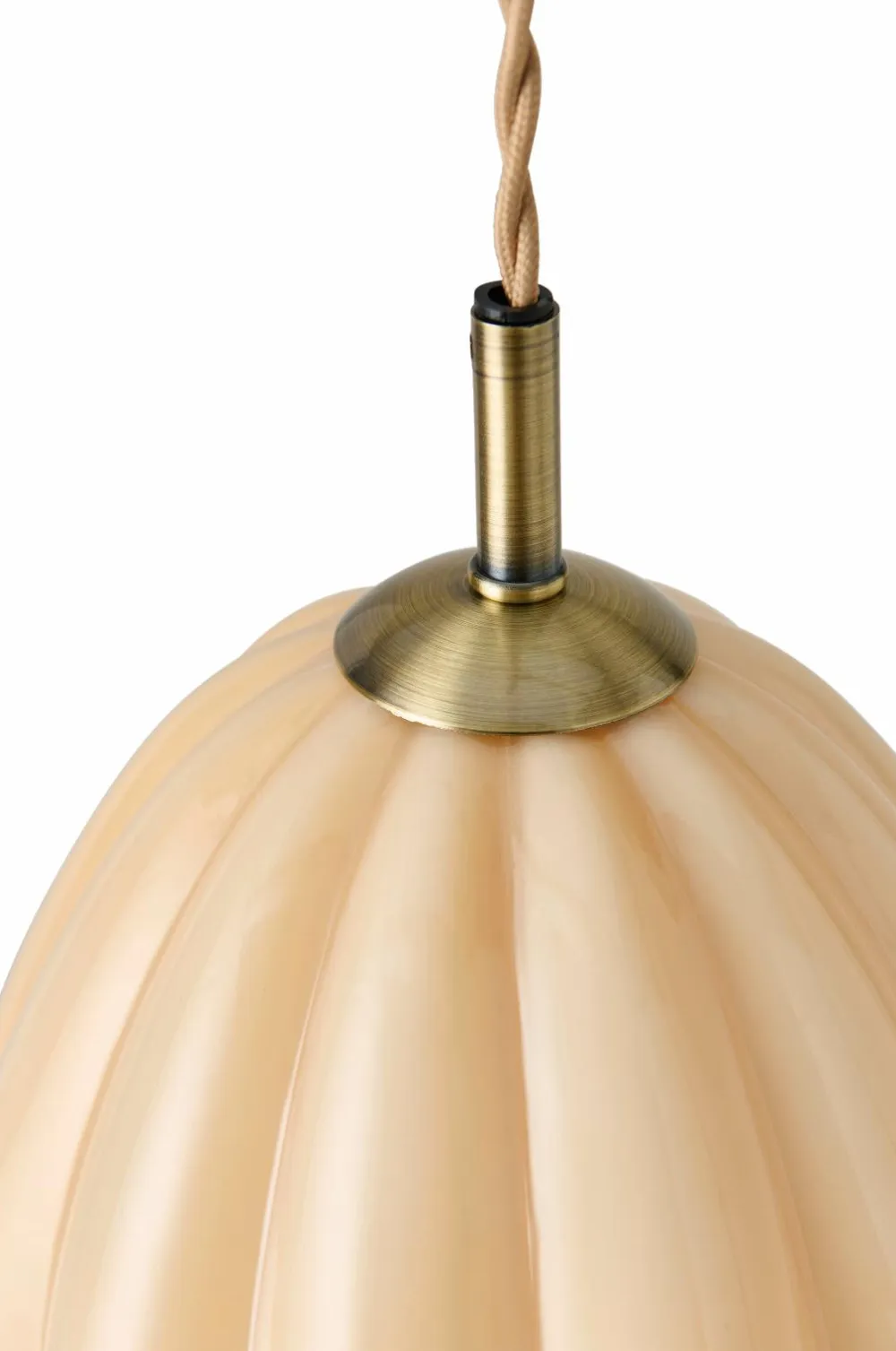 Ellos Home Vindueslampe Elba Painting shiny beige glass+antique gold iron Discount